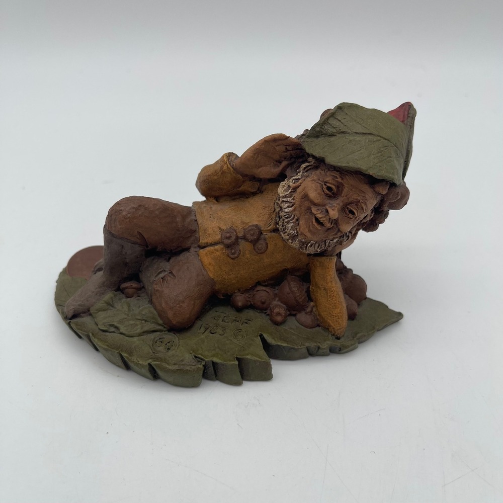 Tom Clark Gnomes Jeff Figurine 1983 Cairn Studio Edition 60 w COA SIGNED by Tom